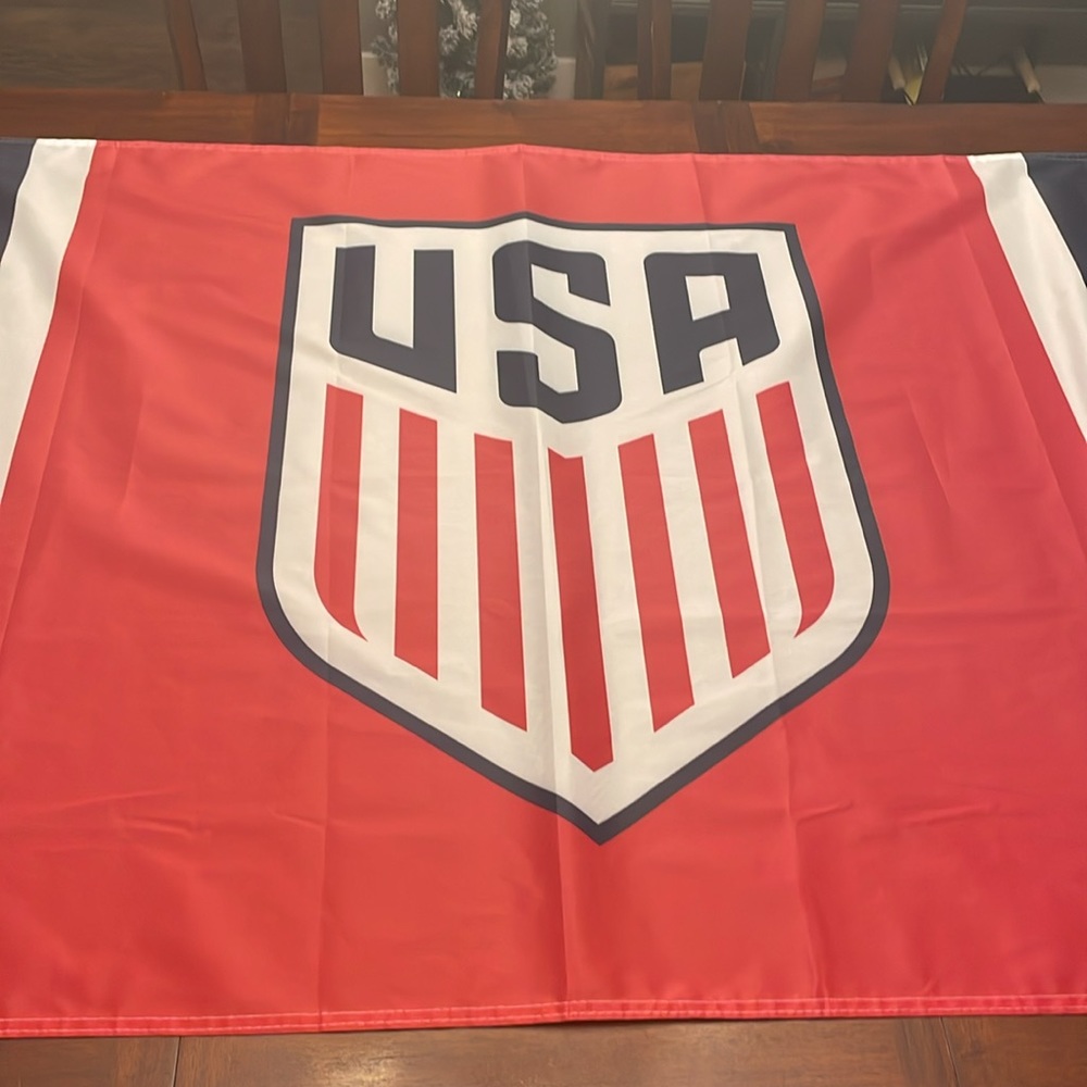 USA soccer flag